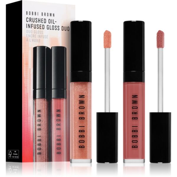 Bobbi Brown Crushed Oil-Infused Gloss Duo set cadou de buze-ro