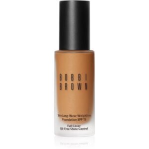 Bobbi Brown Skin Long-Wear Weightless Foundation machiaj persistent SPF 15 culoare Warm Natural (W-056) 30 ml-Țena
