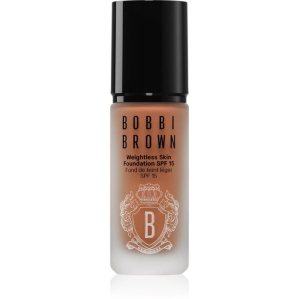 Bobbi Brown Weightless Skin Foundation SPF 15 Mini machiaj matifiant de lungă durată cu efect de hidratare culoare Almond 13 ml-ro