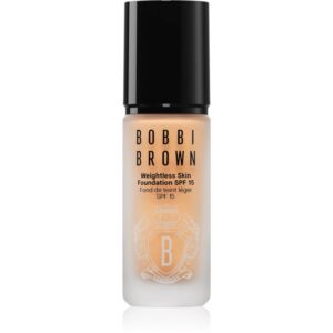 Bobbi Brown Weightless Skin Foundation SPF 15 Mini machiaj matifiant de lungă durată cu efect de hidratare culoare Honey 13 ml-ro