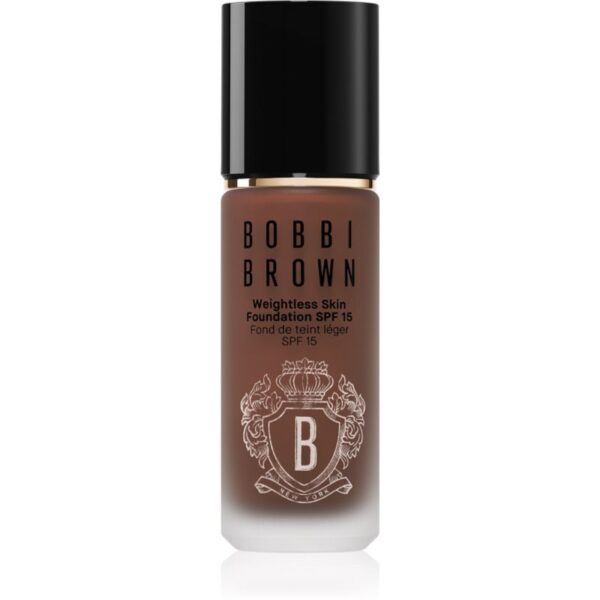 Bobbi Brown Weightless Skin Foundation SPF 15 machiaj persistent cu efect de hidratare culoare Cool Espresso 30 ml-ro