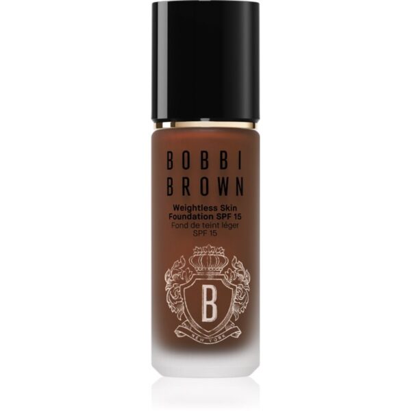 Bobbi Brown Weightless Skin Foundation SPF 15 machiaj persistent cu efect de hidratare culoare Espresso 30 ml-Țena