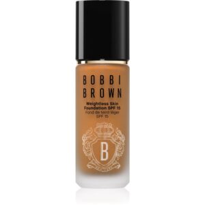 Bobbi Brown Weightless Skin Foundation SPF 15 machiaj persistent cu efect de hidratare culoare Warm Almond 30 ml-Țena