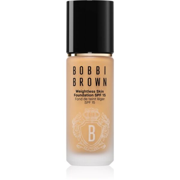 Bobbi Brown Weightless Skin Foundation SPF 15 machiaj persistent cu efect de hidratare culoare Warm Honey 30 ml-ro