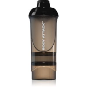 Body Attack ShakeOne shaker pentru sport culoare Black 600 ml-Țena