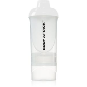 Body Attack ShakeOne shaker pentru sport culoare White 600 ml-Țena