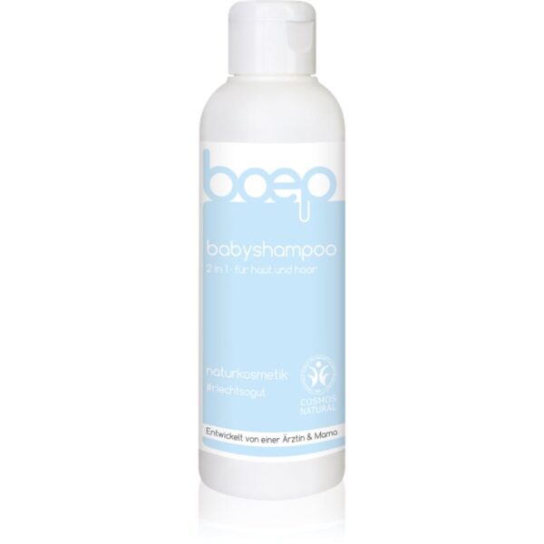 Boep Natural Baby Shampoo 2 v 1 2 in 1 gel de dus si sampon cu aloe vera pentru nou-nascuti si copii 150 ml-ro