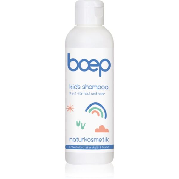 Boep Natural Kids Shampoo & Shower Gel 2 in 1 gel de dus si sampon cu gălbenele 150 ml-ro