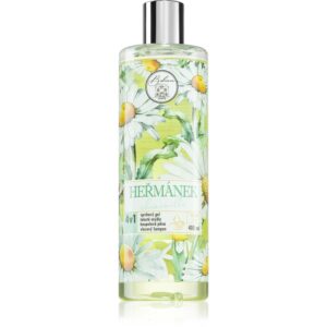Bohemia Gifts & Cosmetics Flower Line Chamomilla gel de duș pentru corp și păr 4 in 1 400 ml-Țena