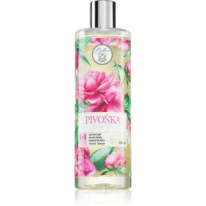 Bohemia Gifts & Cosmetics Flower Line Peony gel de duș pentru corp și păr 400 ml-Țena