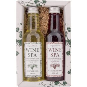Bohemia Gifts & Cosmetics Wine Spa set cadou in dus-ro