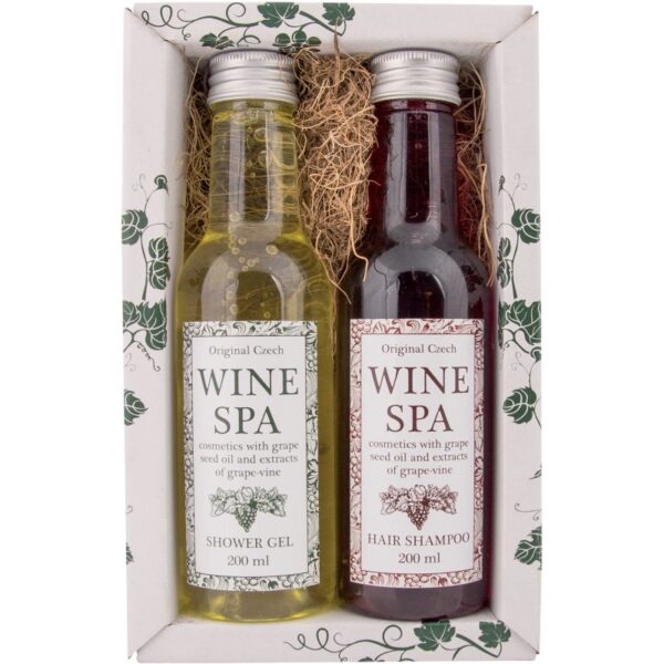 Bohemia Gifts & Cosmetics Wine Spa set cadou in dus-ro