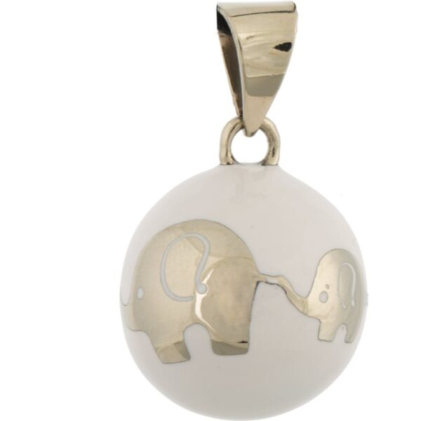 Bola ESSENTIALS White elephant clopoțel de maternitate 1 buc-ro