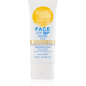 Bondi Sands SPF 50+ Face Fragrance Free crema de fata cu efect de protectie pentru un aspect mat SPF 50+ 75 ml-ro