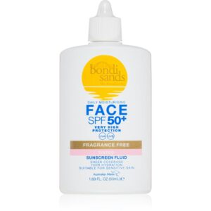 Bondi Sands SPF 50+ Fragrance Free Tinted Face Fluid crema protectoare cu efect de tonifiere faciale SPF 50+ 50 ml-Țena