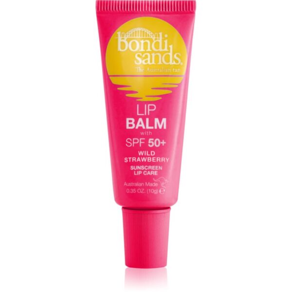 Bondi Sands SPF 50+ Lip Balm balsam de buze protector SPF 50+ cu parfum Wild Strawberry 10 g-ro