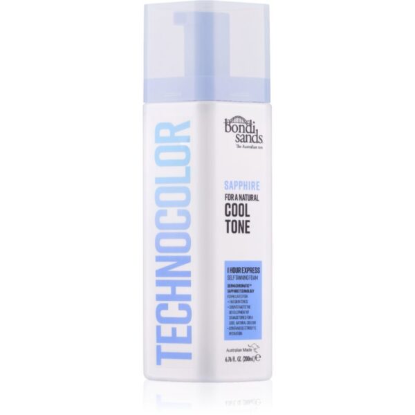 Bondi Sands Technocolor Sapphire spuma autobronzanta culoare Cool Natural 200 ml-ro