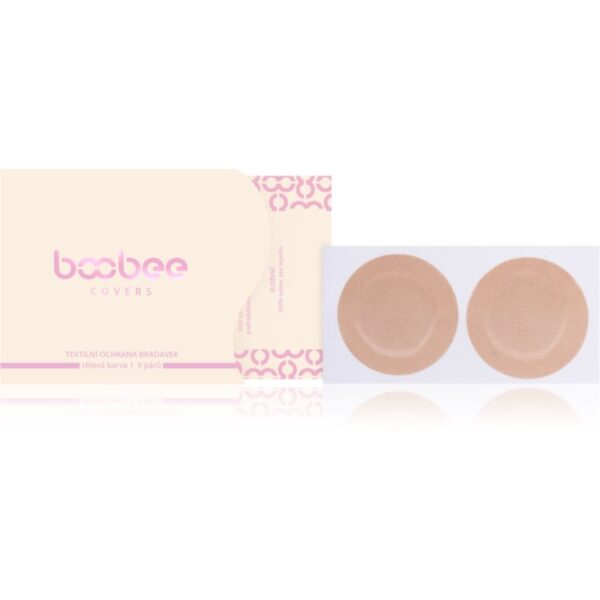Boobee Covers protecție textilă pentru mameloane culoare Skin color 2x5 buc-Țena