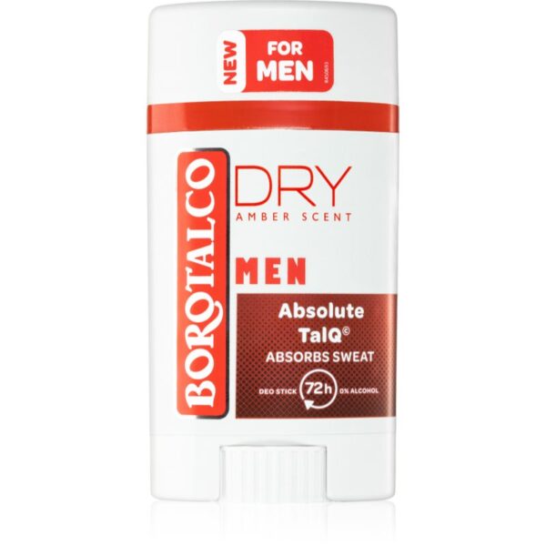 Borotalco MEN Dry deodorant stick 72 ore pentru bărbați Amber Scent 40 ml-ro