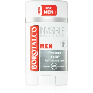 Borotalco MEN Invisible deodorant roll-on împotriva petelor albe și galbene pentru barbati parfum Musk Scent 40 ml-ro