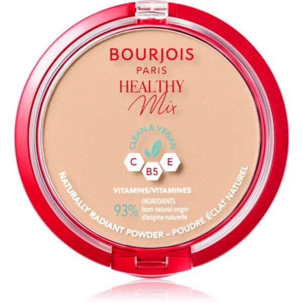 Bourjois Healthy Mix pudra matuire pentru o piele radianta culoare 04 Golden Beige 10 g-ro