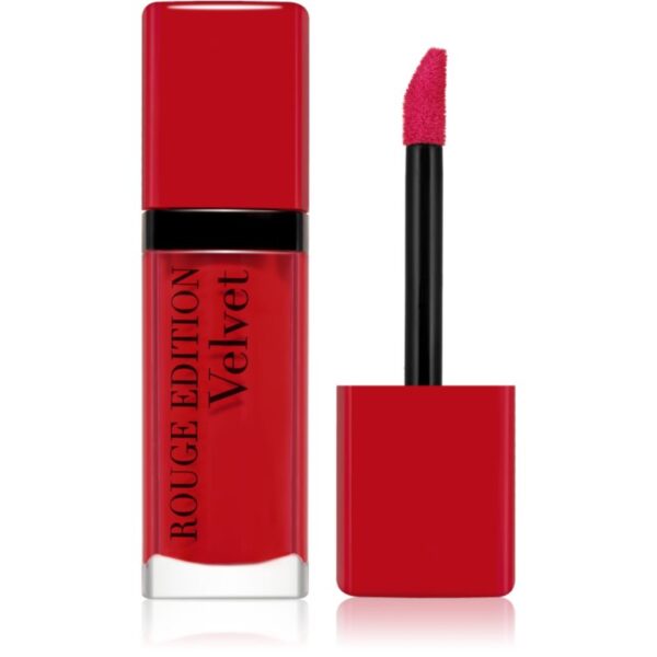 Bourjois Rouge Edition Velvet ruj de buze lichid cu efect matifiant culoare 08 Grand Cru 7.7 ml-ro