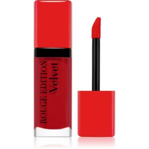 Bourjois Rouge Edition Velvet ruj de buze lichid cu efect matifiant culoare 15 Red-volution 7.7 ml-Țena