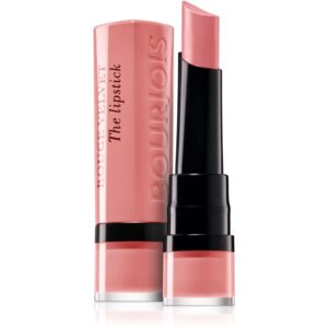 Bourjois Rouge Velvet The Lipstick ruj mat culoare 02 Flaming’ Rose 2