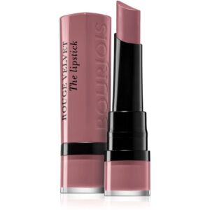 Bourjois Rouge Velvet The Lipstick ruj mat culoare 18 Mauve Martre 2