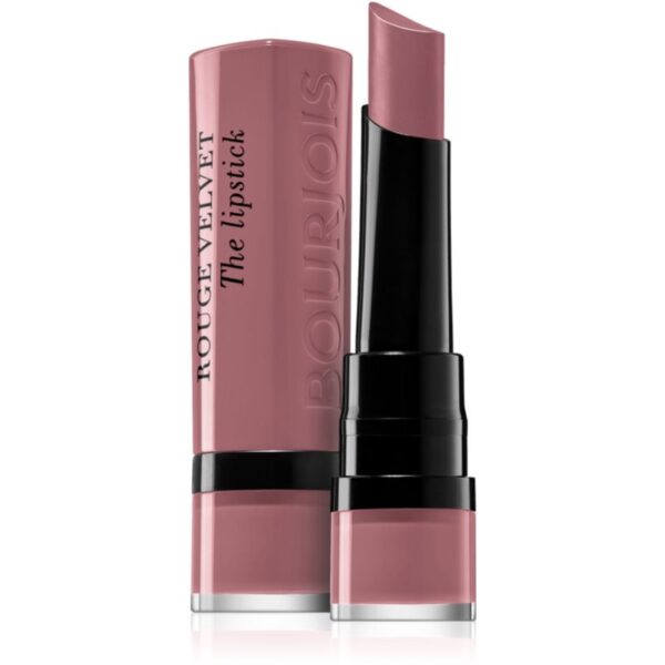 Bourjois Rouge Velvet The Lipstick ruj mat culoare 18 Mauve Martre 2