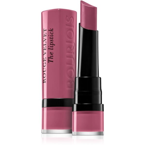 Bourjois Rouge Velvet The Lipstick ruj mat culoare 19 Place De Roses 2