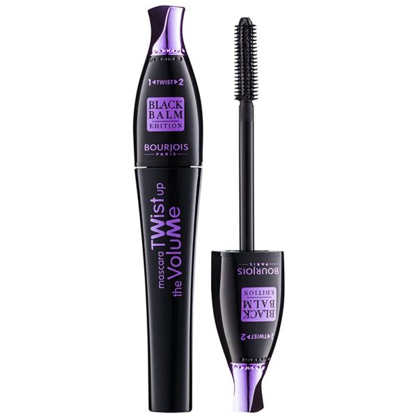 Bourjois Twist Up The Volume mascara cu efect de volum perie 2 in 1 culoare 22 Black Balm 8 ml-ro