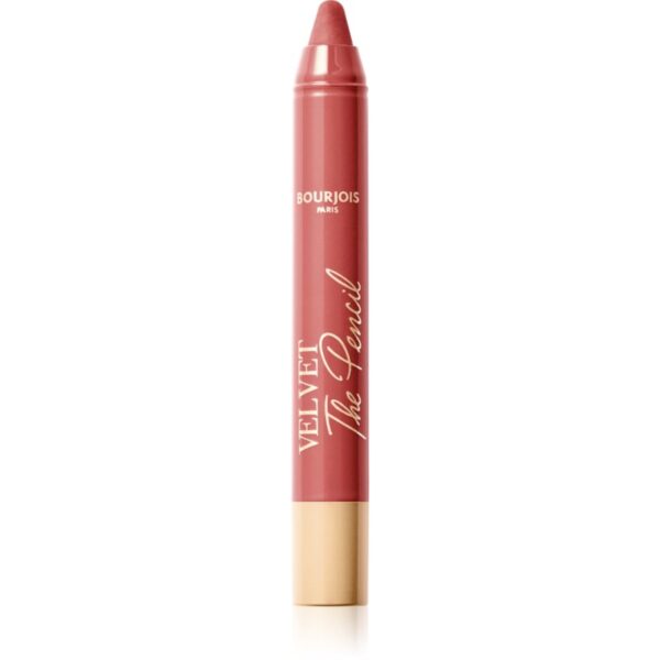 Bourjois Velvet the Pencil ruj in creion cu efect matifiant culoare 04 Less is Brown 1