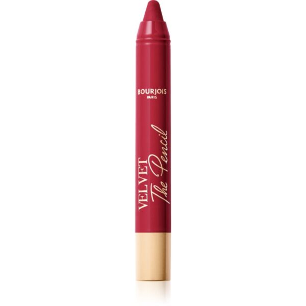 Bourjois Velvet the Pencil ruj in creion cu efect matifiant culoare 08 Rouge Di'vin 1