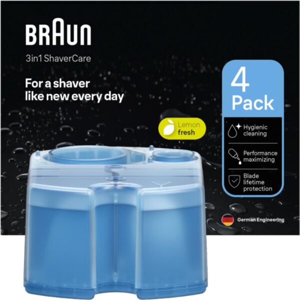 Braun CCR Refill LemonFresh reumple pentru statie de epurare cu parfum Lemon Fresh 4 buc-Țena