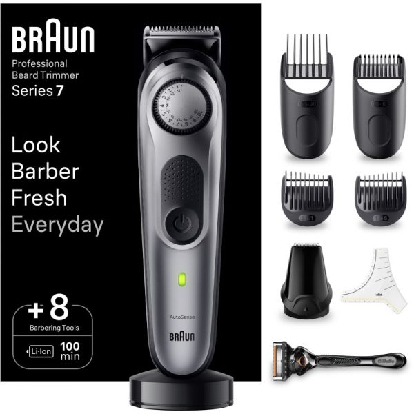 Braun Series 7 BT7420 de tuns barba + instrumente de frizerie-ro