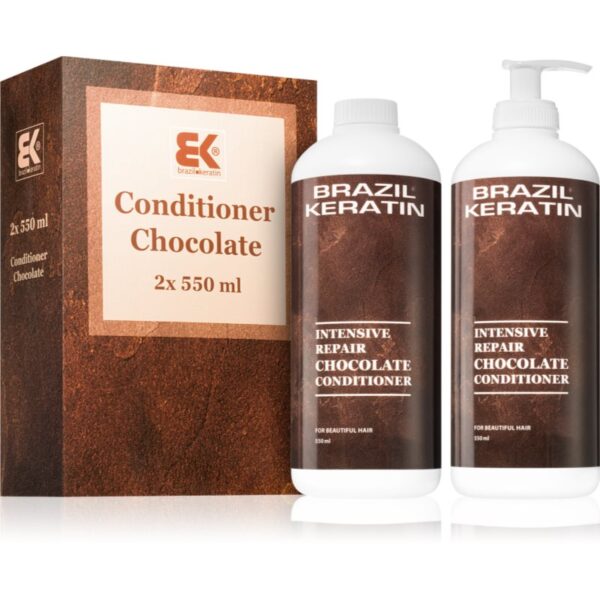 Brazil Keratin Chocolate Intensive Repair Conditioner ambalaj economic pentru par deteriorat-ro