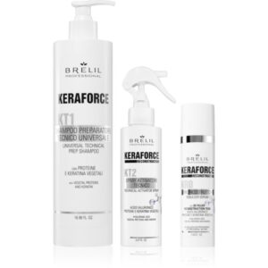 Brelil Professional Keraforce set pentru un aspect perfect al parului 3 buc-Țena