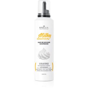 Brelil Professional Milky Sensation Hair BB Mousse spumă hidratantă pentru par indisciplinat 250 ml-ro