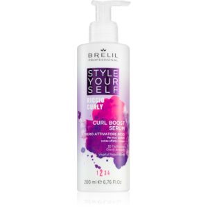 Brelil Professional Style YourSelf Curl Boost Serum ser pentru parul cret 200 ml-Țena