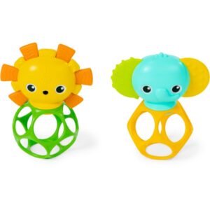 Bright Starts Soother Pals™ Easy-Grasp jucarie pentru dentiție 3 m+ 2 buc-ro