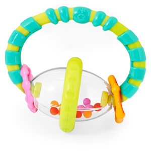 Bright Starts Teether & Rattle jucărie zornăitoare pentru dentiție I. 3m+ 1 buc-Țena