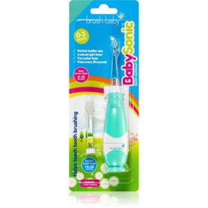 Brush Baby BabySonic periuta de dinti electrica pentru copii 0 - 36 luni Teal 1 buc-ro