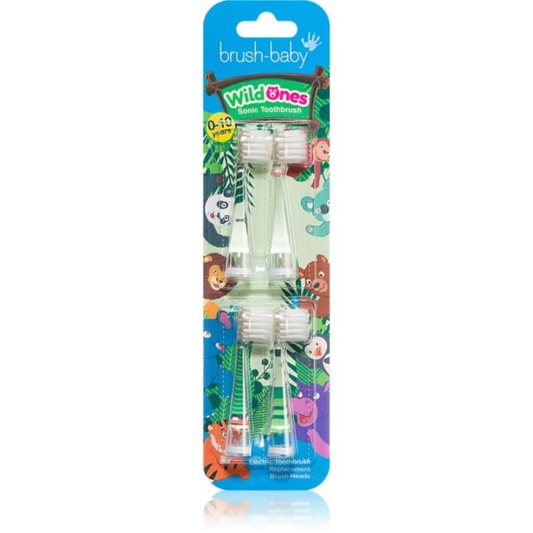 Brush Baby WildOnes Brush Heads capete de schimb 4 buc-ro