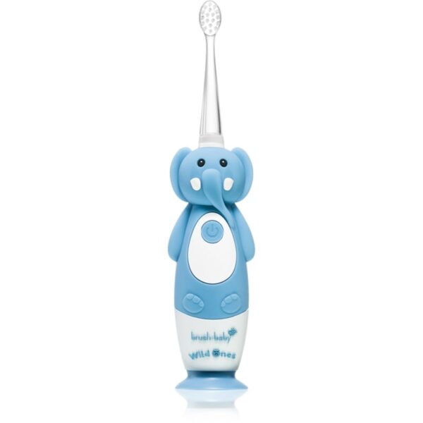 Brush Baby WildOnes WildOne periuta de dinti electrica + 2 capete de schimb pentru copii Elephant 1 buc-ro