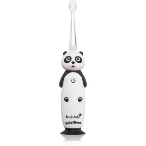 Brush Baby WildOnes WildOne periuta de dinti electrica + 2 capete de schimb pentru copii Panda 1 buc-ro