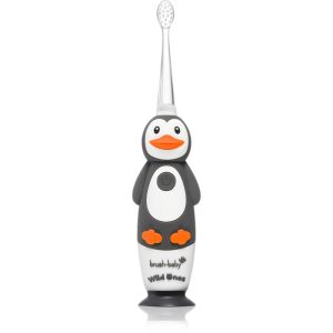 Brush Baby WildOnes WildOne periuta de dinti electrica + 2 capete de schimb pentru copii Penguin 1 buc-Țena