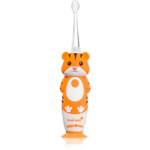 Brush Baby WildOnes WildOne periuta de dinti electrica + 2 capete de schimb pentru copii Tiger 1 buc-ro