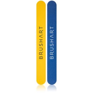 BrushArt Accessories Nail file duo set de pile culoare Yellow/Blue 2 buc-ro