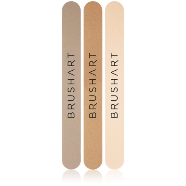 BrushArt Accessories Nail file set set de pile culoare Beige 3 buc-ro
